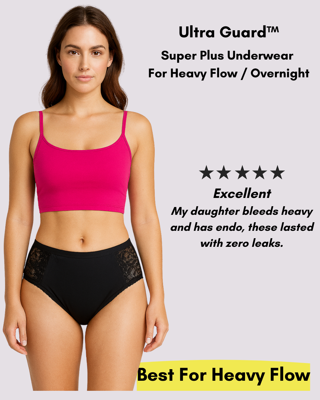 Incontinence Underwear For Women High Absorbency Period Cotton