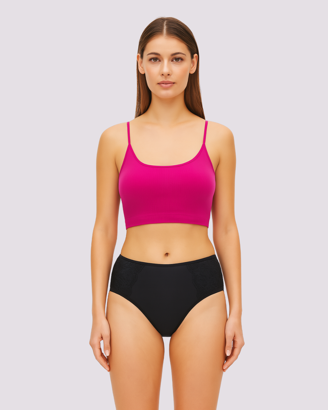 Comfy Cotton™ Dailys Period Underwear Black Multipack
