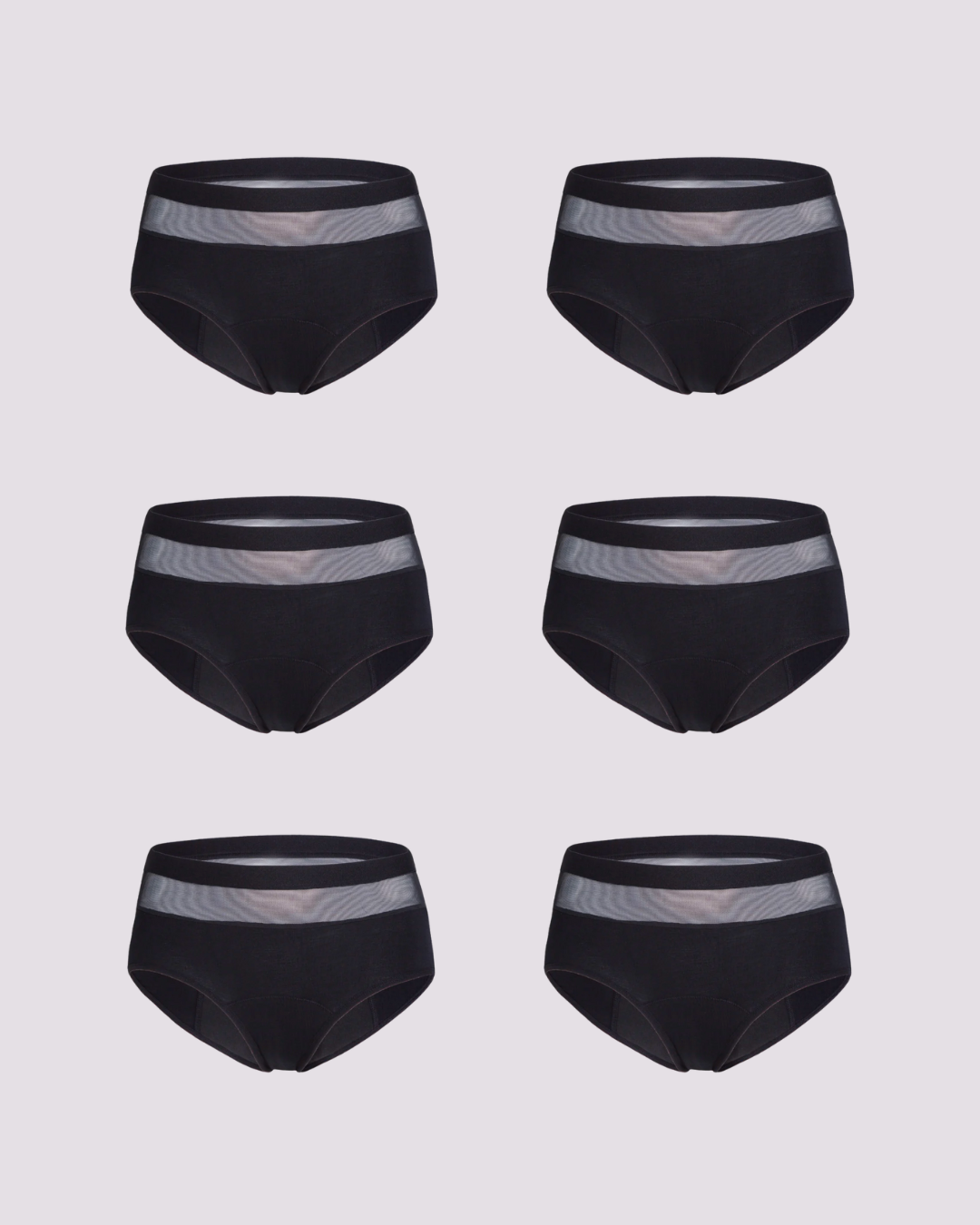 Active Fit (Not just for the) Gym Period Underwear Multipack