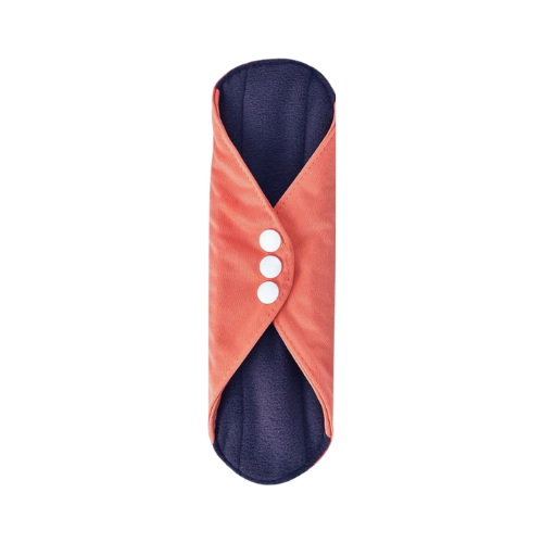 Flowette Orange Colourful Reusable Bamboo Cloth Menstrual Period Pad 