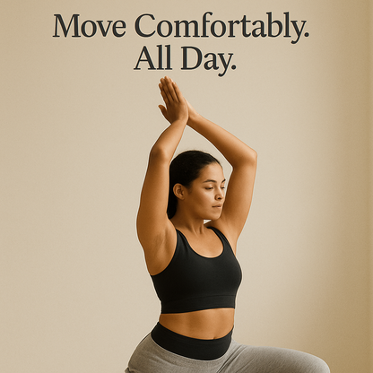 Comfy Cotton™ Dailys Period Underwear Black– All-Month Everyday Protection (20ml Absorbency)