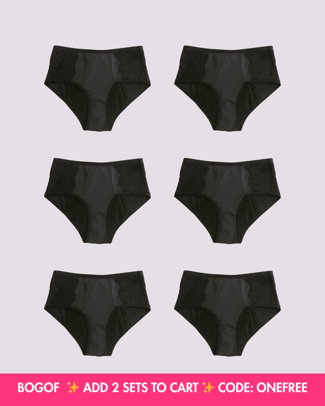 Black Friday | BOGOF | Ultra Guard Super Plus 60ML Period Pants Multipack