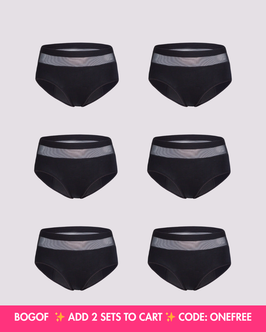Active Fit (Not just for the) Gym Period Underwear Multipack